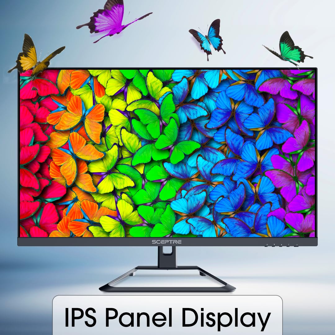 Sceptre 27-Inch 4K UHD IPS Monitor - 3840x2160 Resolution, 70Hz Refresh Rate, 99% sRGB, DisplayPort & HDMI, Built-in Speakers (U275W-UPT) - Perfect for Gaming, Graphic Design, and Home Office Workstations