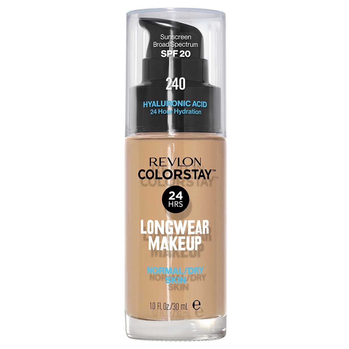 Revlon ColorStay Liquid Makeup for Normal to Dry Skin - 240 Medium Beige | Long-Lasting Foundation with SPF Protection | Perfect for Daily Wear & Special Occasions