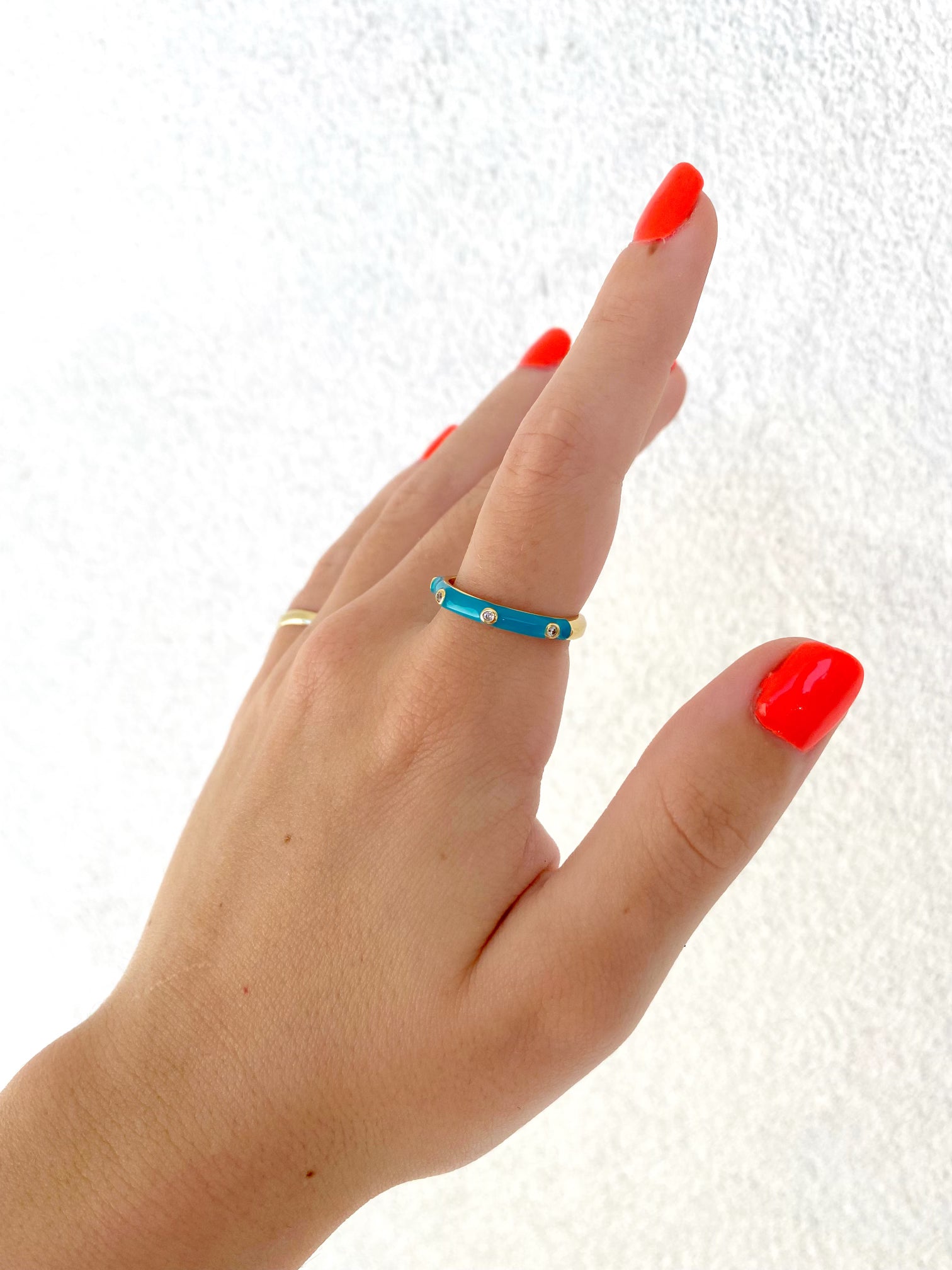 Carly Colorful Rings for Women - Trendy Stackable Fashion Rings Set - Perfect for Daily Wear, Parties & Gifts