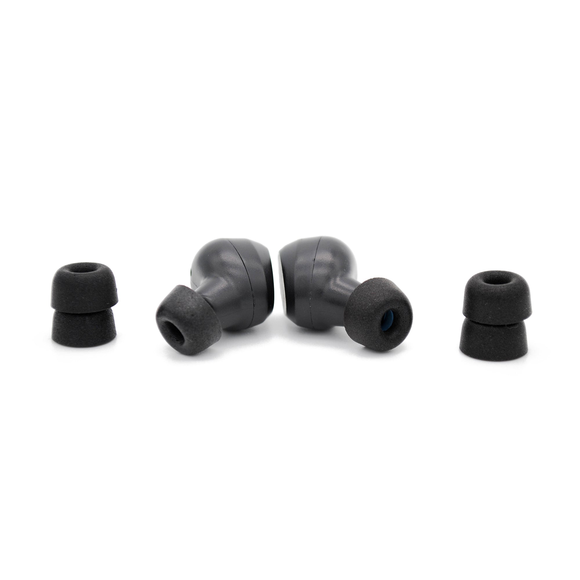 Dekoni Audio Bulletz True Wireless Memory Foam Ear Tips for AirPods Pro & Galaxy Buds - Noise Isolating Comfort Earbud Tips for Workout, Travel & Sleep