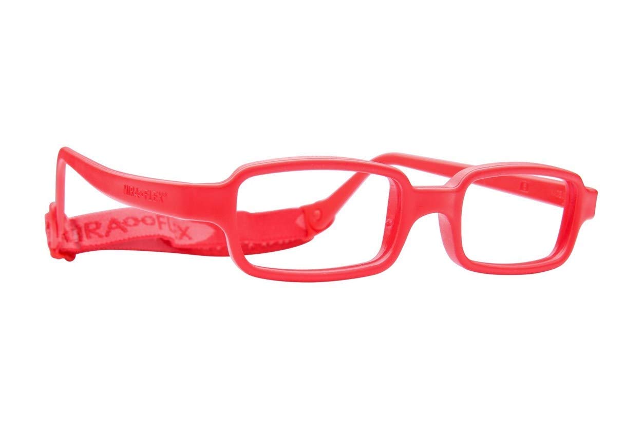 Miraflex New Baby 4 Kids Eyeglasses - Lightweight Non-Toxic Plastic Frames for Girls & Boys Ages 7+ (47/17/133) - Perfect for School, Reading & Daily Wear