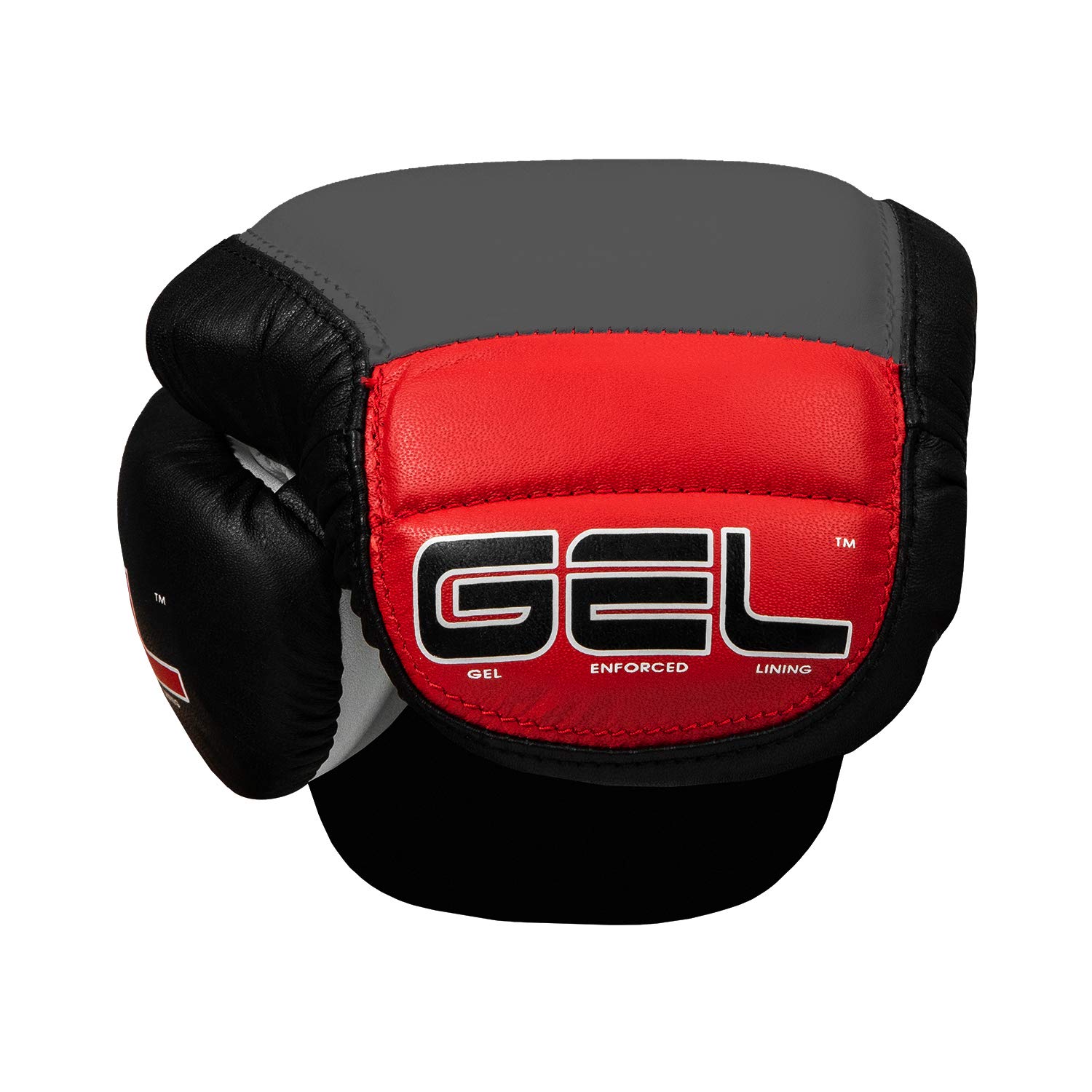 Title Gel Rush Bag Gloves - 12 oz Boxing Gloves for Training & Sparring - Black/Gray/Red - Perfect for Punching Bag Workouts, MMA, Kickboxing & Fitness Training