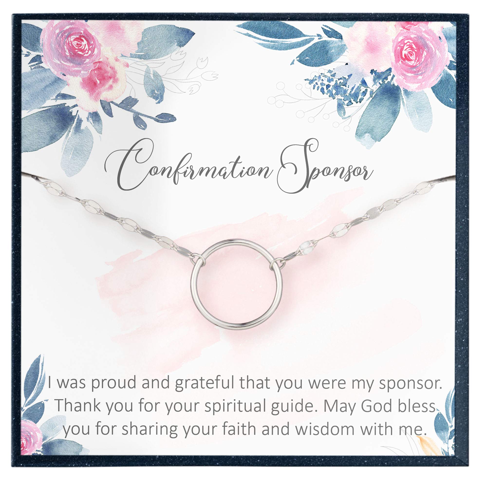 Best Catholic Confirmation Sponsor Gifts for Women - Thoughtful Religious Keepsake Present for Godmothers & Spiritual Mentors - Perfect for Baptism, First Communion & Confirmation Ceremonies