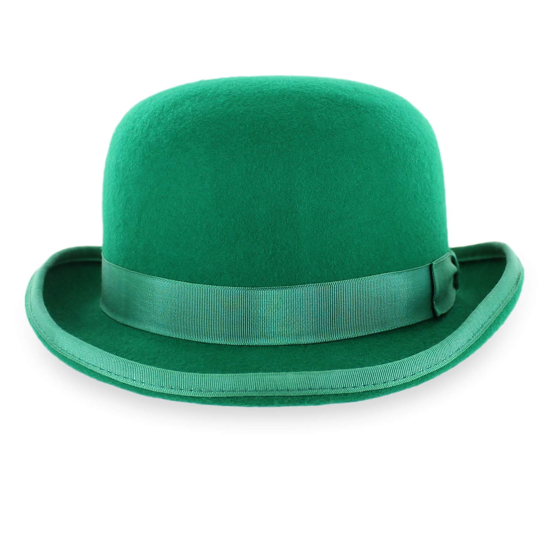 Irish Green Derby Hat with Feather - Stylish for Parties & Events