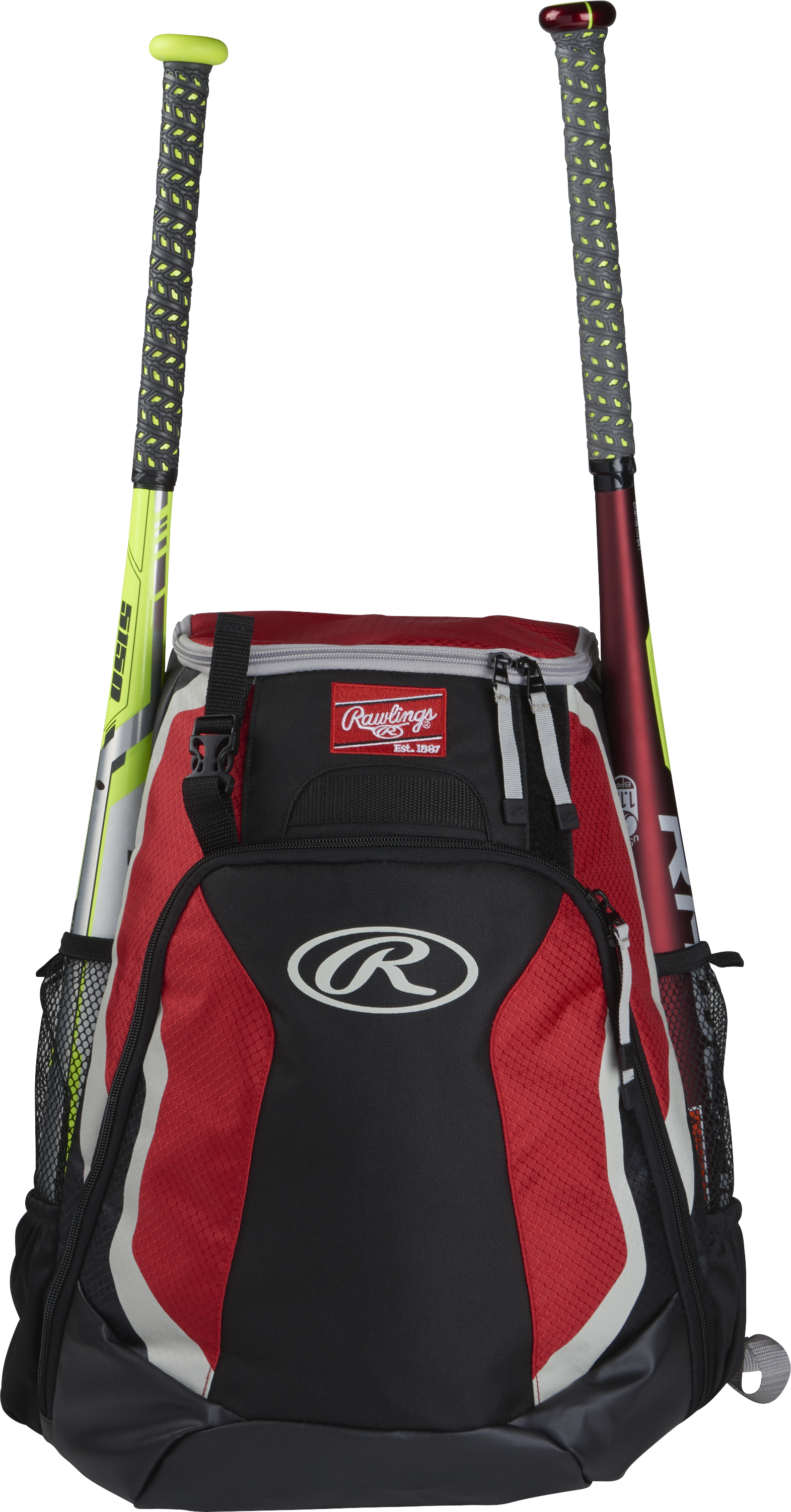 Rawlings R500 Baseball Backpack for Players - Durable Sports Bag for Training, Games & Travel | Perfect for Baseball, Softball & School Use