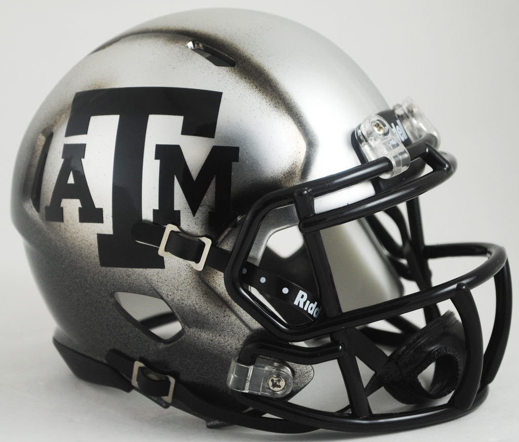 Texas A&M Aggies 2015 Riddell Speed Mini Football Helmet - Collectible NCAA Replica for Fans & Decor, Perfect for Game Day Displays & Sports Memorabilia Collections