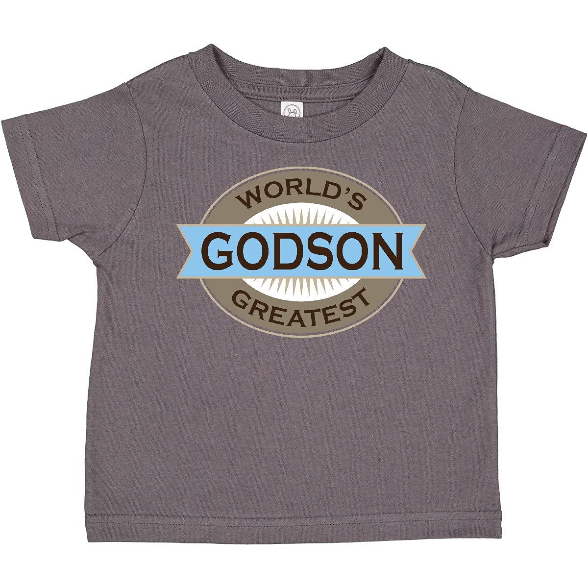 Inktastic Godson (World's Greatest) Toddler T-Shirt - Soft Cotton Short Sleeve Tee for Boys - Perfect for Birthday Gifts, Family Reunions & Casual Wear