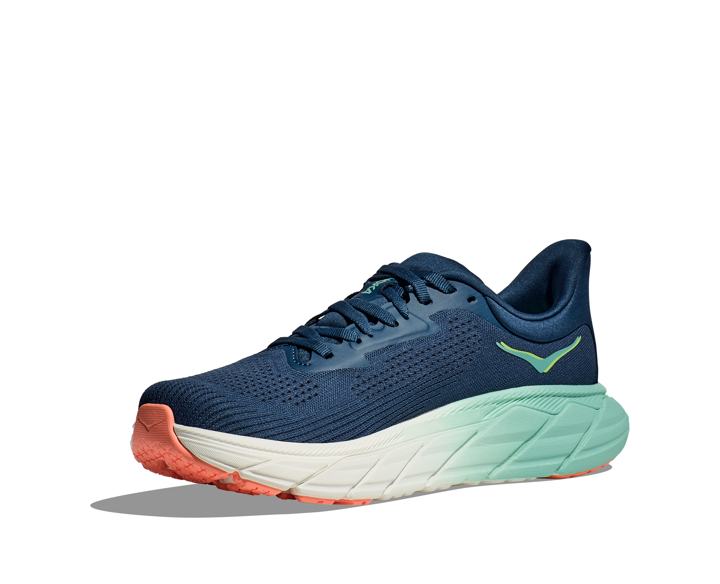 HOKA Women's Arahi 7 Running Shoes - Midnight/Seafoam | Stability & Cushion for Road Running, Walking & Daily Wear