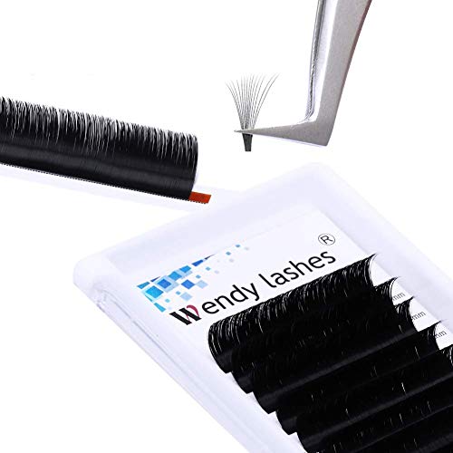 Premium Volume Lash Extensions C/D Curl - Easy Fan Self-Fanning Eyelash Extensions 11-17mm (2D-10D) - 0.05mm/0.07mm Ultra-Thin Lash Supplies - Automatic Blooming Lashes for Professional Salon & Home Use - Perfect for Dramatic Eye Makeup & Special Occasions (0.05-D, 16mm)