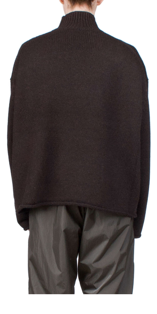 Everyday Mockneck Ebony Black Women's Turtleneck Top - Soft Stretch Casual Long Sleeve Shirt for Work, Layering & Fall Outfits