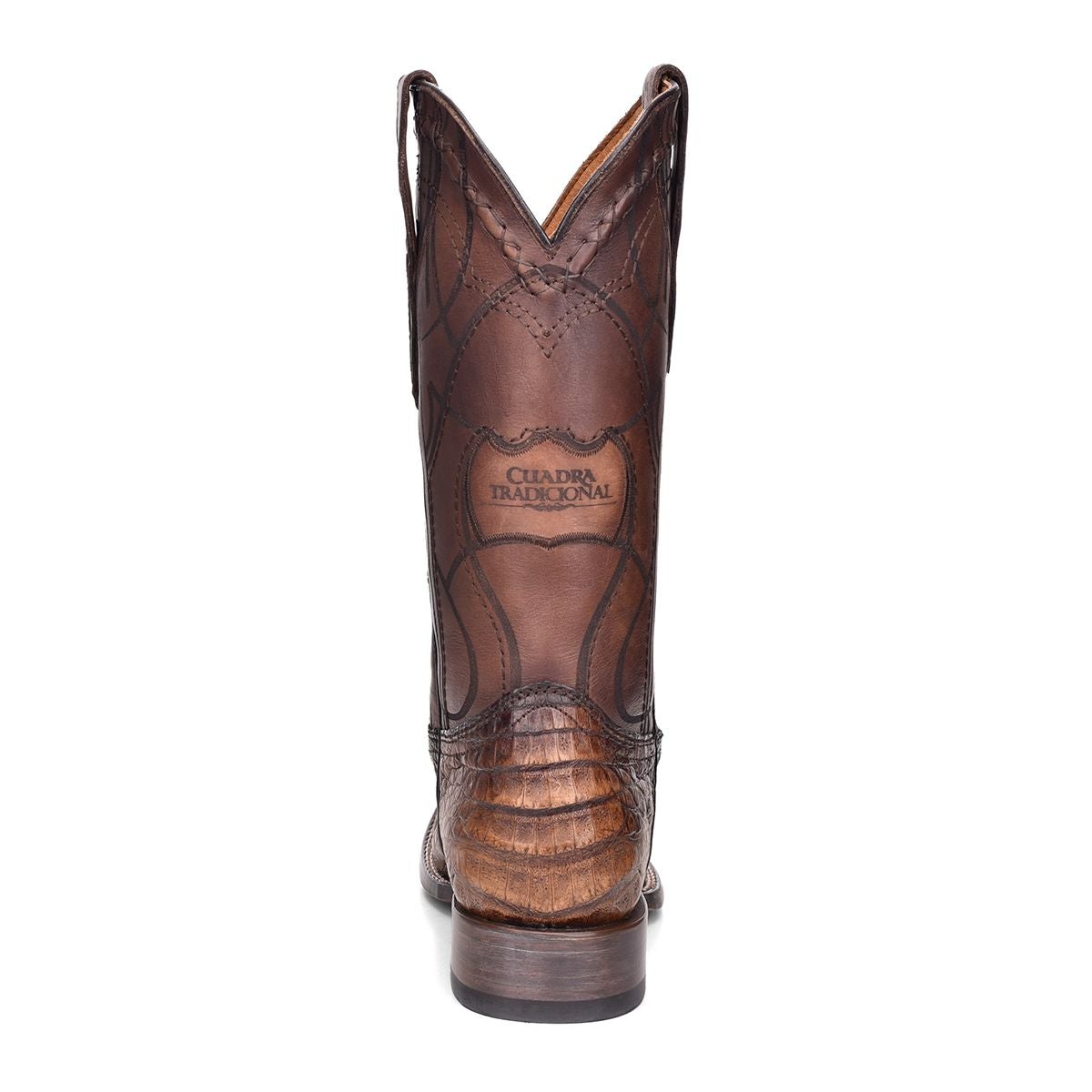 Premium Men's Cuadra Maple Cowboy Rodeo Boots - Genuine Caiman Belly Leather - Western Style Riding & Country Fashion Footwear for Rodeo, Line Dancing & Casual Wear