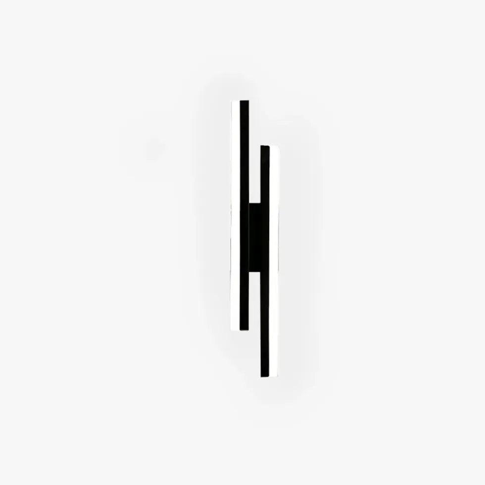 Minimalist Double Linear Dimmable Modern Wall Lights - Contemporary LED Wall Sconce for Bedroom, Living Room, Hallway Lighting - Adjustable Brightness for Ambience and Task Lighting