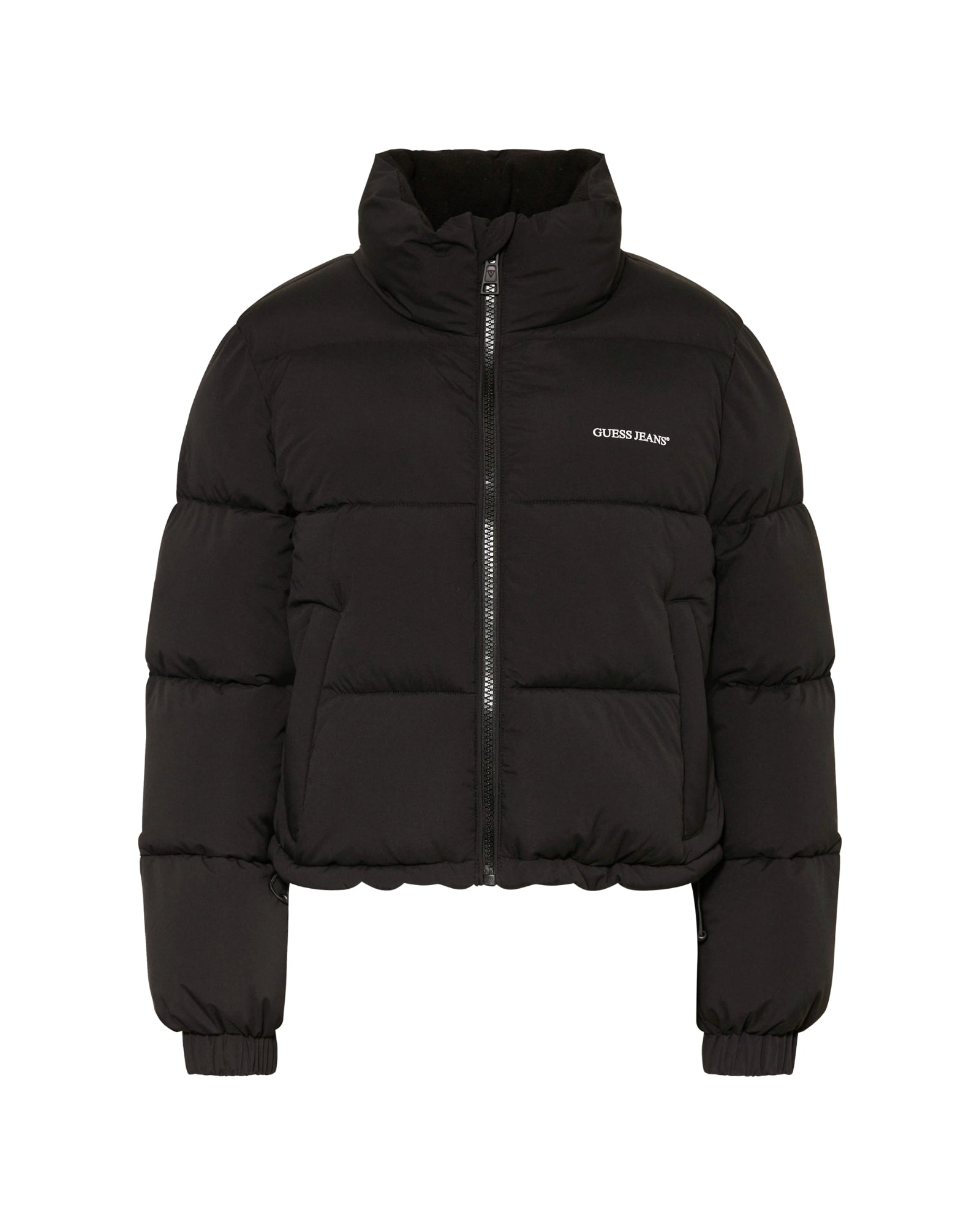 Guess Women's Cropped Puffer Jacket - Lightweight Quilted Winter Coat for Fashion & Warmth | Perfect for Casual Outings, Travel & Cold Weather