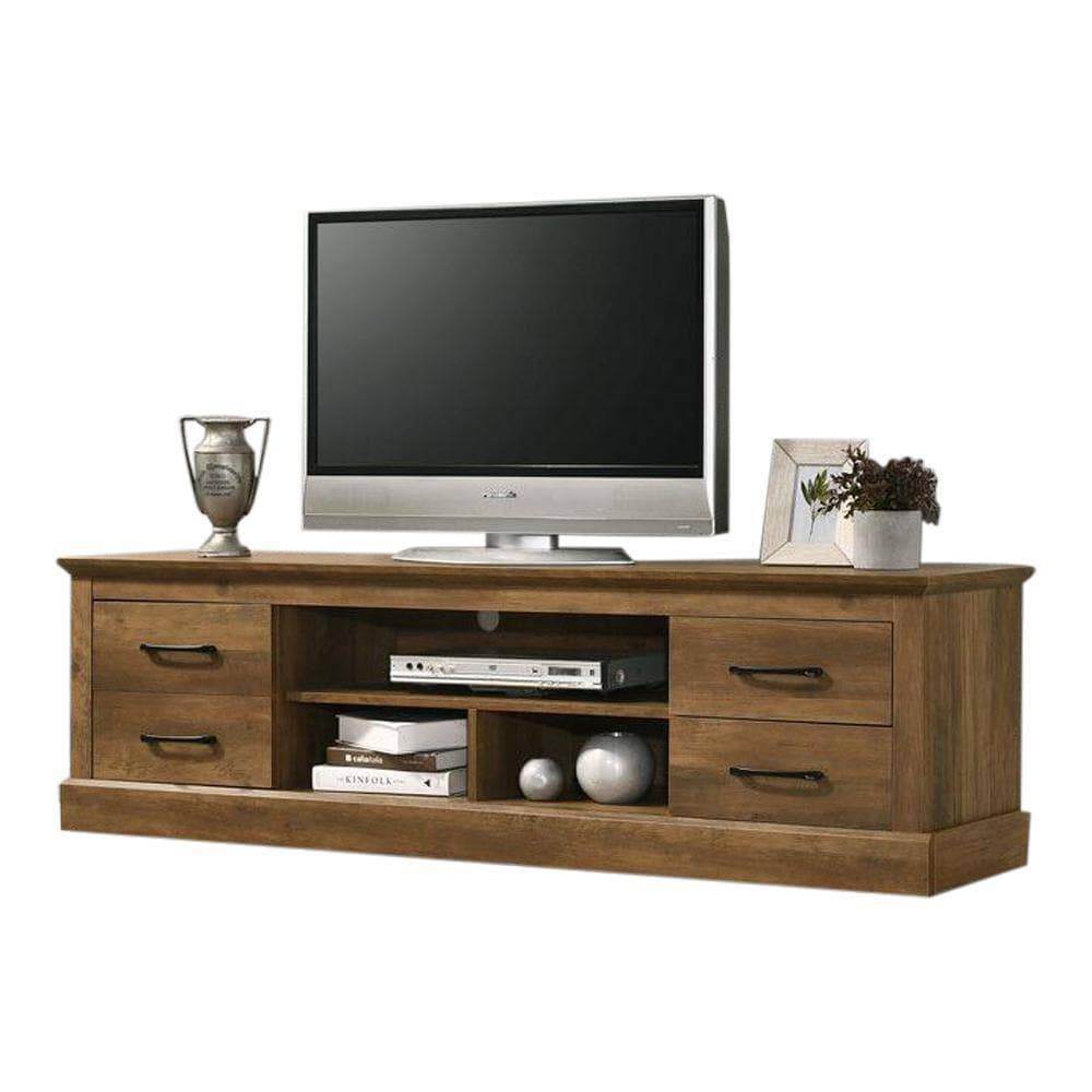 Myles II TV Stand with Storage - Modern Entertainment Center for Living Room, Bedroom & Home Theater - 60 Inch Media Console with Shelves & Cabinets