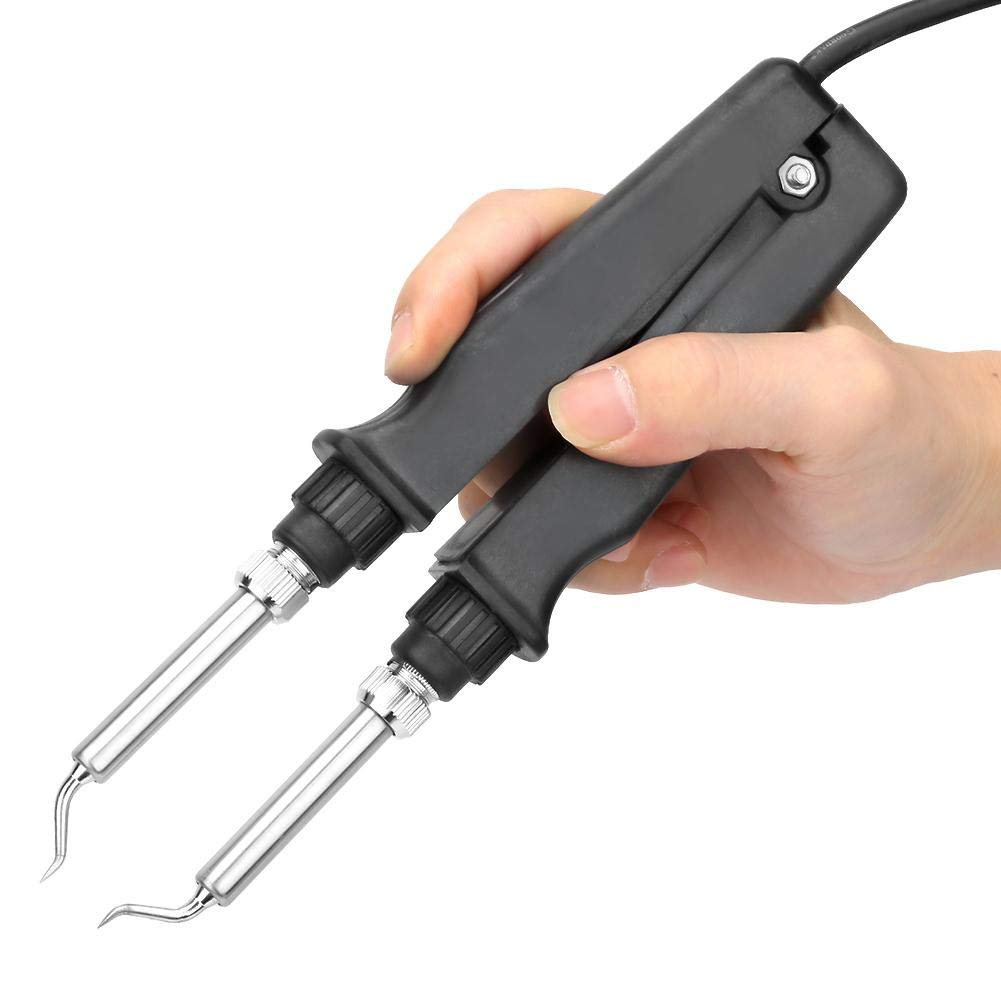 60W SMD Rework Soldering Iron Tweezer Kit - 220V Desoldering Tool for Densely Mounted Circuit Boards | Perfect for Electronics Repair, PCB Work & DIY Projects