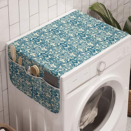 Petrol Blue and Ivory