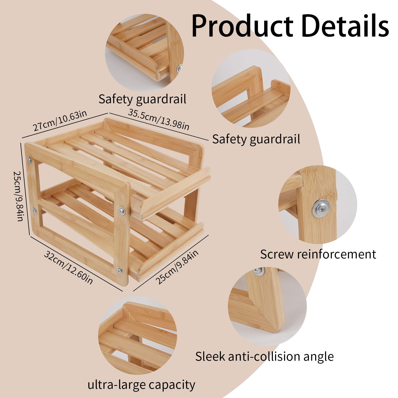 YeeBeny Wooden Cat Food Organizer - 48 Can Wet Cat Food Storage Rack & Shelf for 5.5oz Cans | Space-Saving Kitchen & Pantry Organization for Pet Food Storage