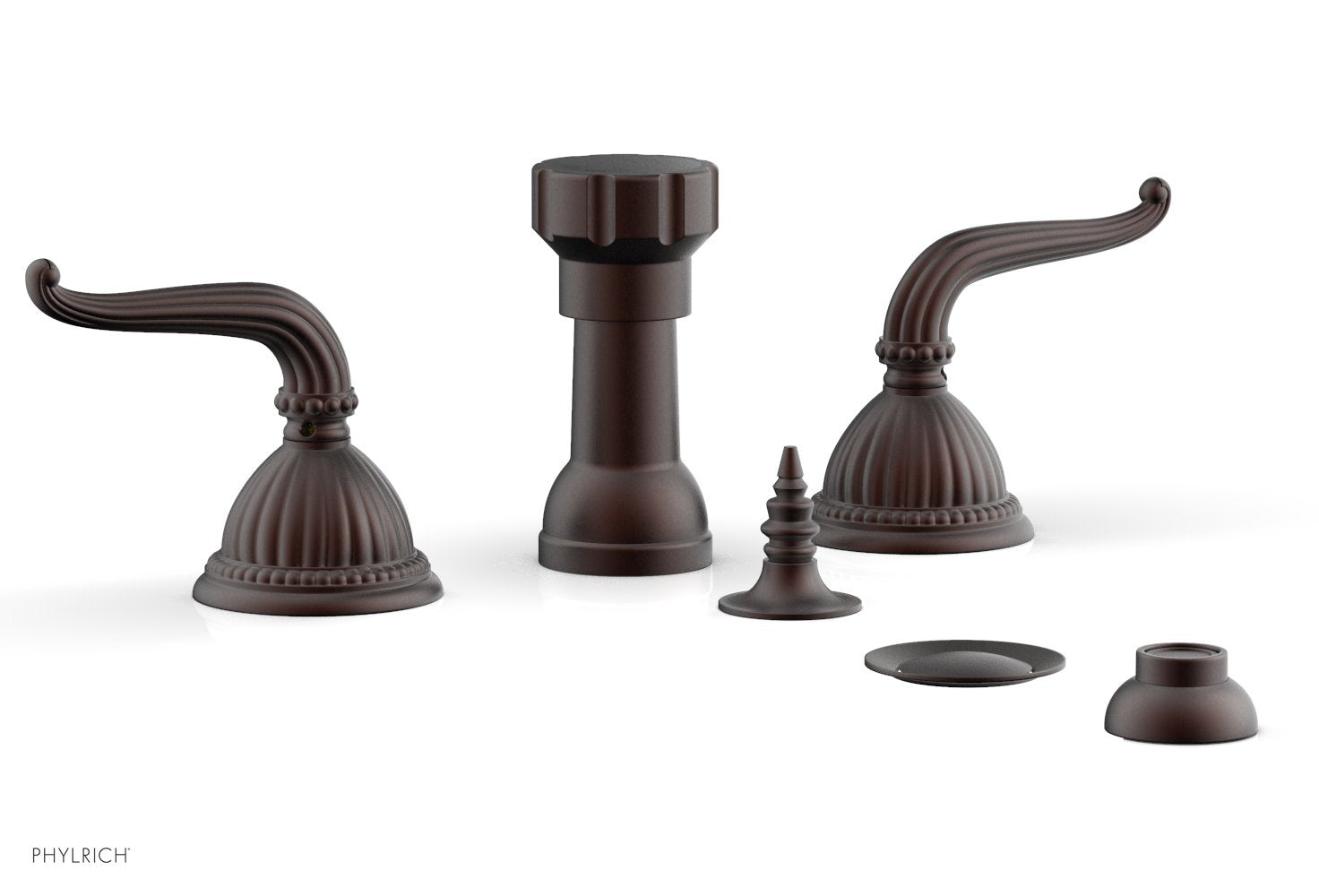 GEORGIAN & BARCELONA 4-Hole Bidet Faucet Set K4141 - Modern Bathroom Upgrade for Toilet Sprayer Installation