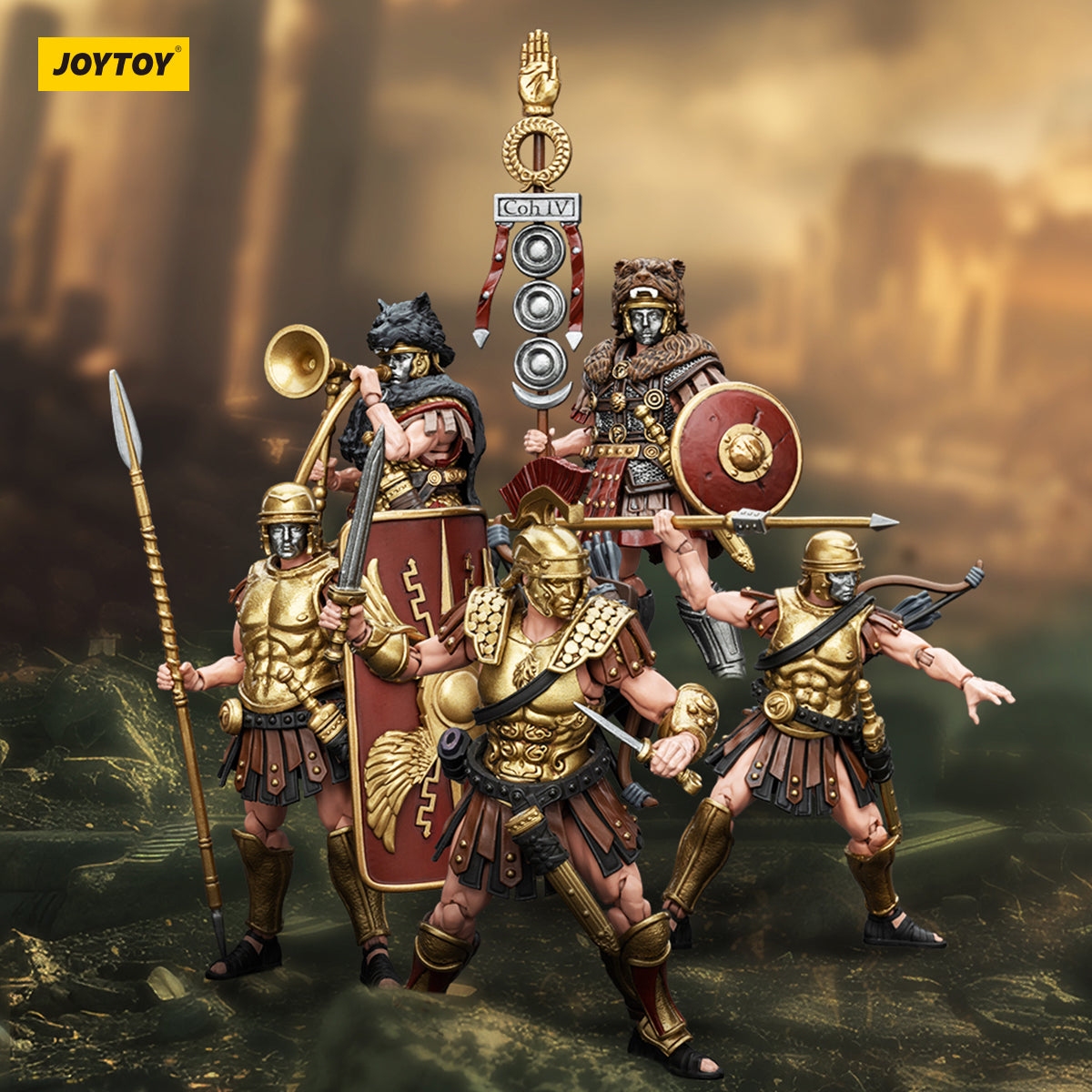1/18 JOYTOY Action Figure - Strife Roman Republic Legionary Soldier Collectible Toy for Display & Gifts | Perfect for History Enthusiasts, Collectors & Diorama Scenes