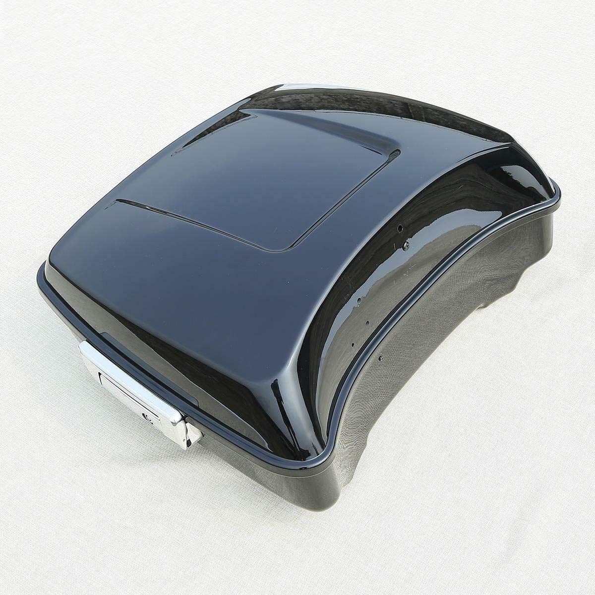 Harley Touring CVO Trunk Backrest Pad & Mounting Rack - Compatible with Road King, Road Glide, Street Glide, Electra Glide (2014-2023) | TCMT Chopped Tour Pack Accessory | Perfect for Long-Distance Rides & Custom Motorcycle Upgrades