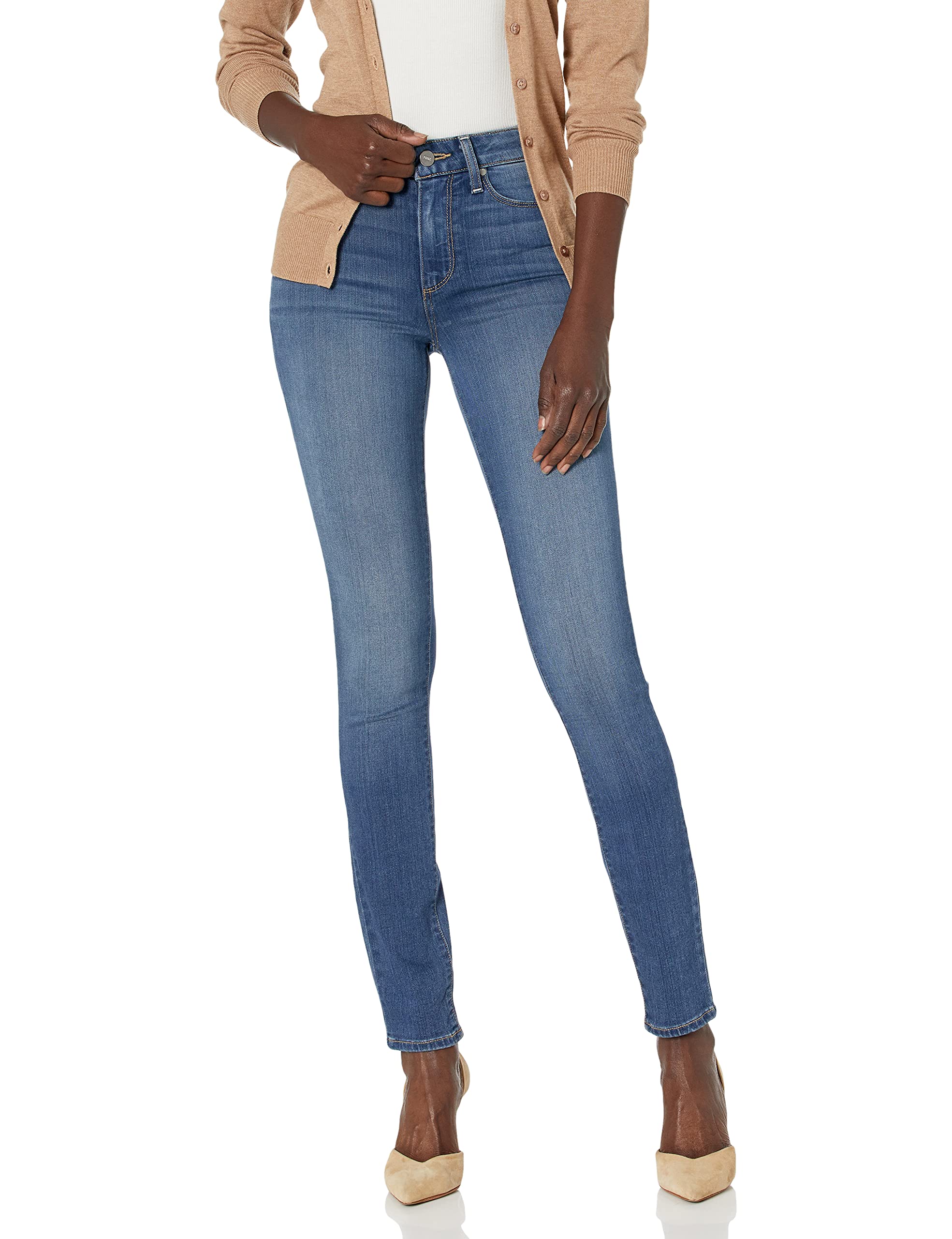 PAIGE Denim Women's Transcend Hoxton Ultra Skinny Jeans - High Waist Stretch Denim Pants for Women | Perfect for Casual Wear, Night Out & Everyday Fashion