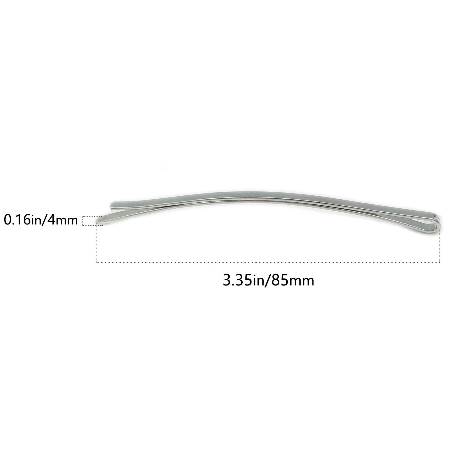 50 Pcs Jumbo Bobby Pins - Strong Metal Hair Clips for Thick Hair Styling