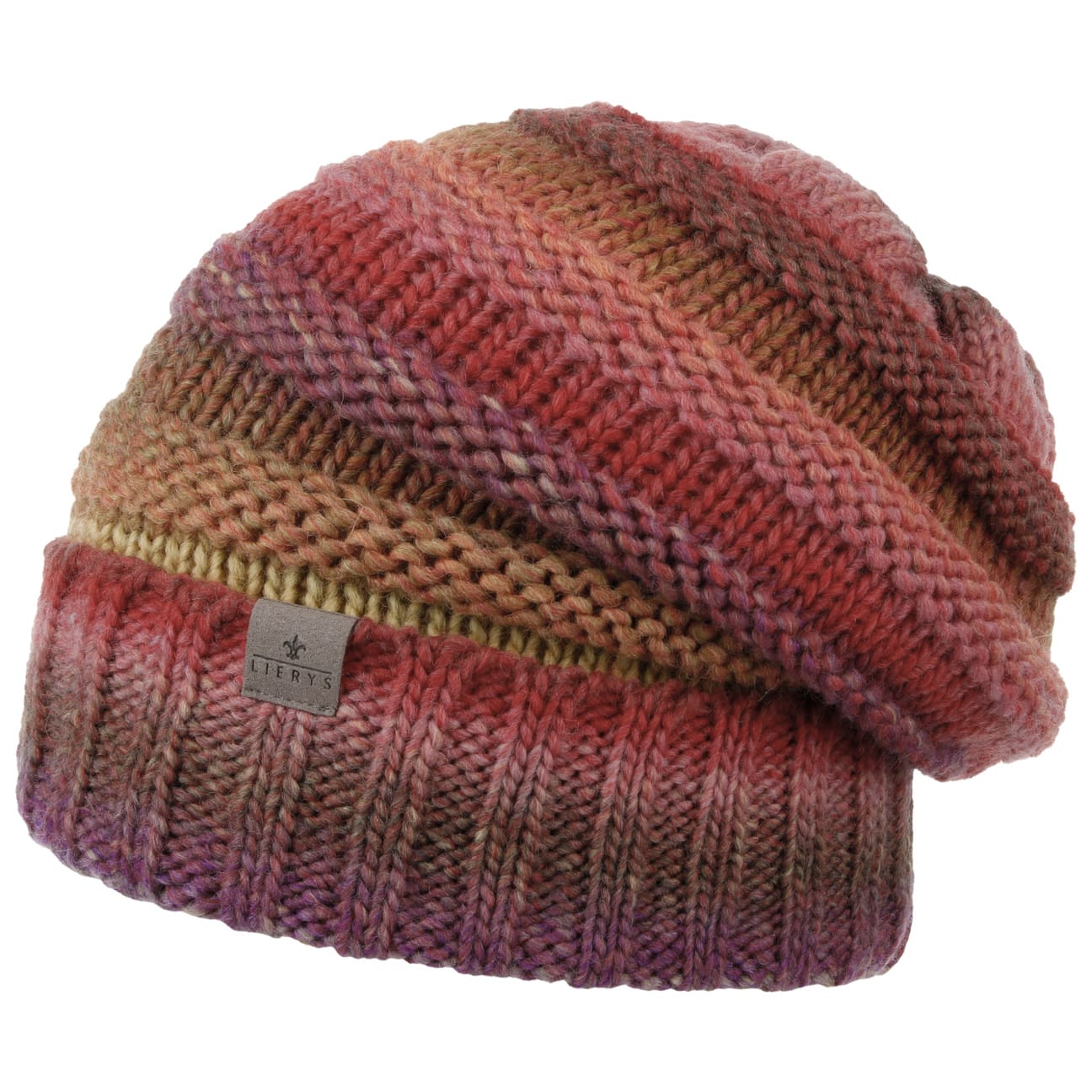 Lierys Bernardo Oversize Knit Hat - Soft Chunky Cable Knit Beanie for Women & Men | Winter Warm Slouchy Hat for Outdoor Activities, Skiing & Casual Wear