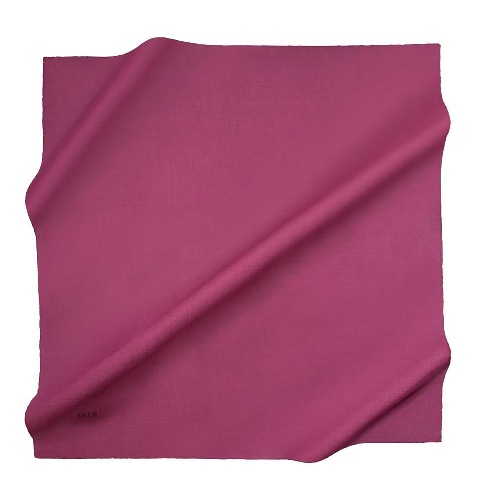 Aker Silk Cotton Square Solid Scarf #7071 493 - Lightweight Fashion Scarf for Women, Soft & Breathable, Perfect for Office, Travel and Casual Outfits