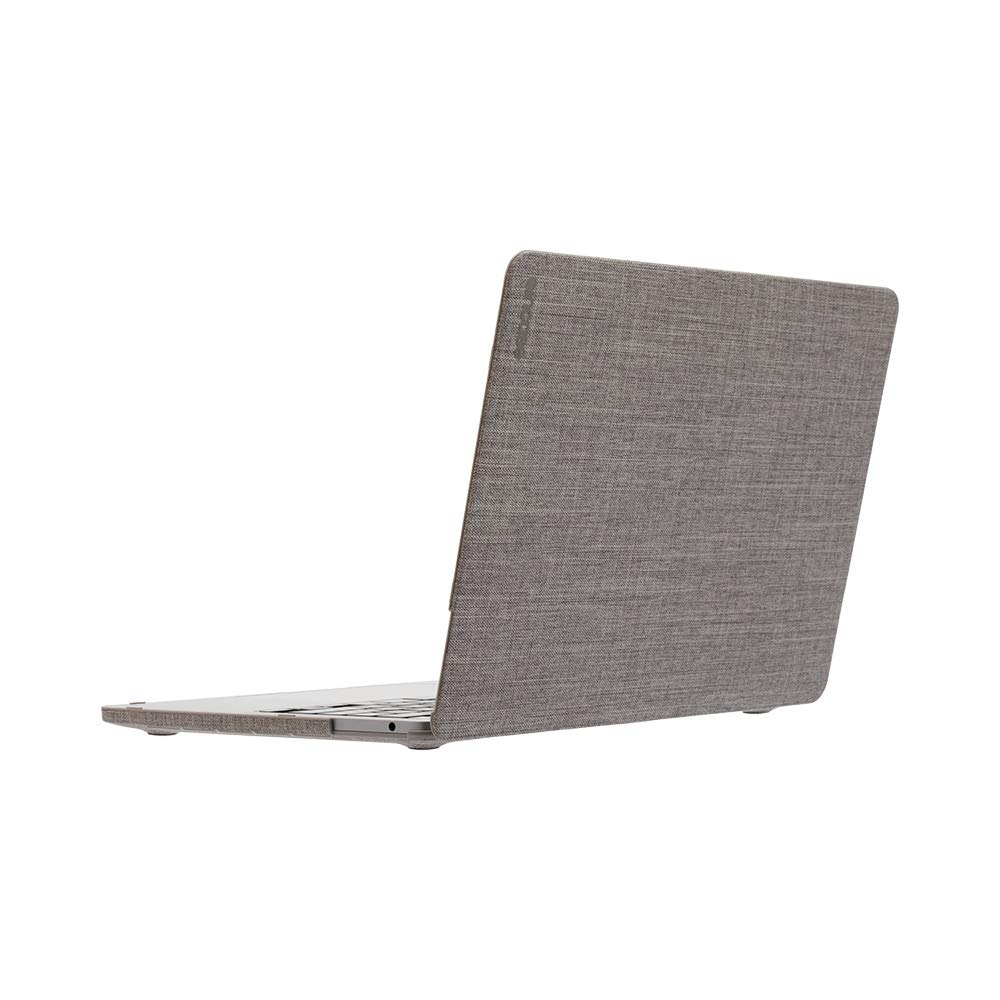Durable Textured Hardshell Case with Soft NanoSuede Lining for MacBook Pro 13-inch (2016-2019) - Lightweight Ash Grey Protective Cover | Perfect for Work, Travel & Everyday Use