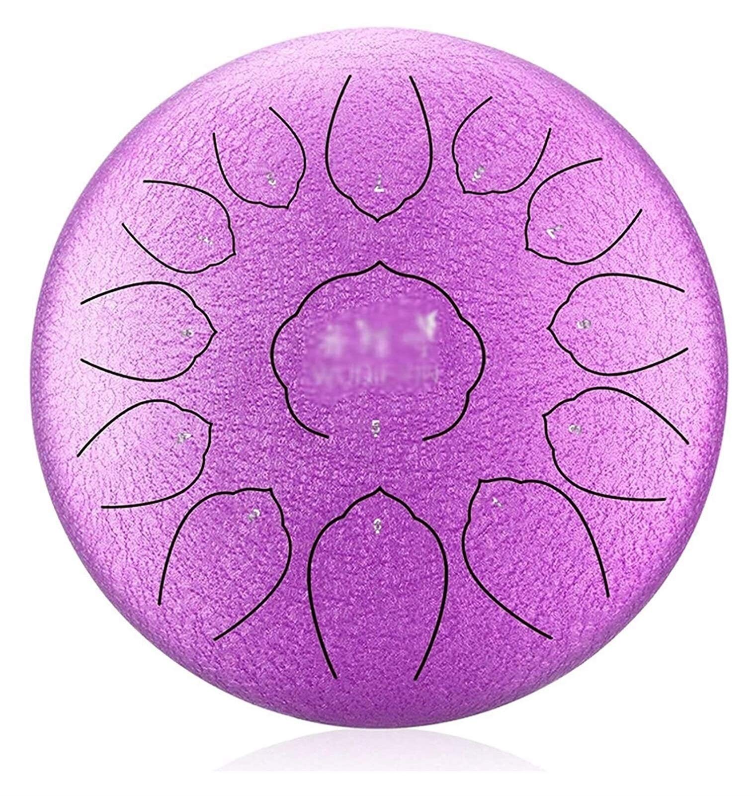 12 Inch 13 Note Tongue Drum Handpan with Mallets & Travel Bag - Musical Instrument for Meditation, Yoga, Concerts & Music Education (Color: H) - Perfect for Relaxation, Sound Therapy & Home Decor