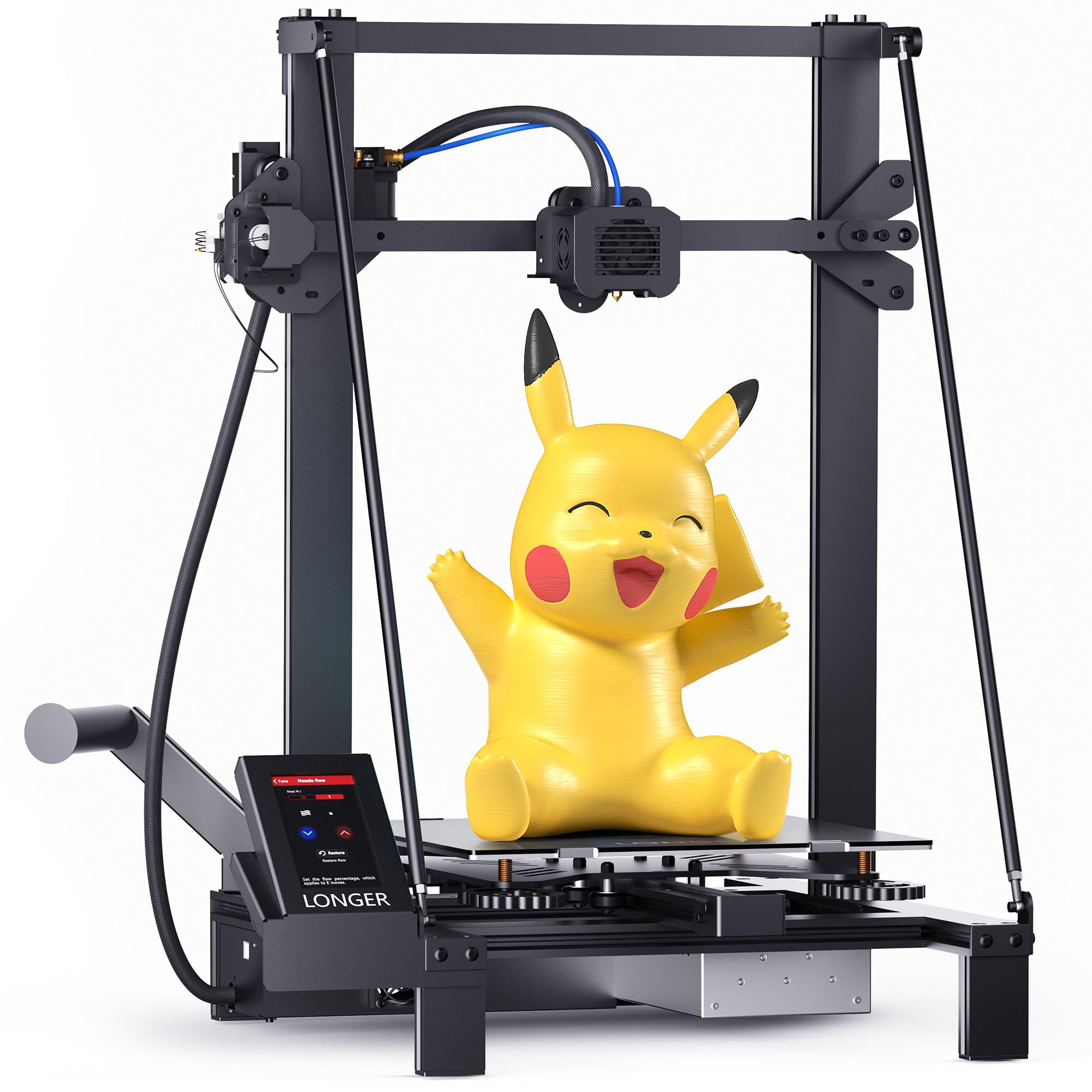 LGT LK5 Pro 3D Printer with Dual Blower Kit - Large Build Volume 300x300x400mm - Open Source DIY 3D Printing - Removable Glass Bed & Resume Print Function - Perfect for Home, School & Makerspace Projects