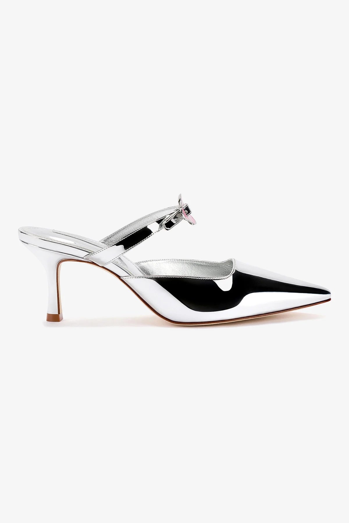 Silver Daisy Pump Shoes - Women's Fashion Heels for Parties, Weddings & Special Occasions