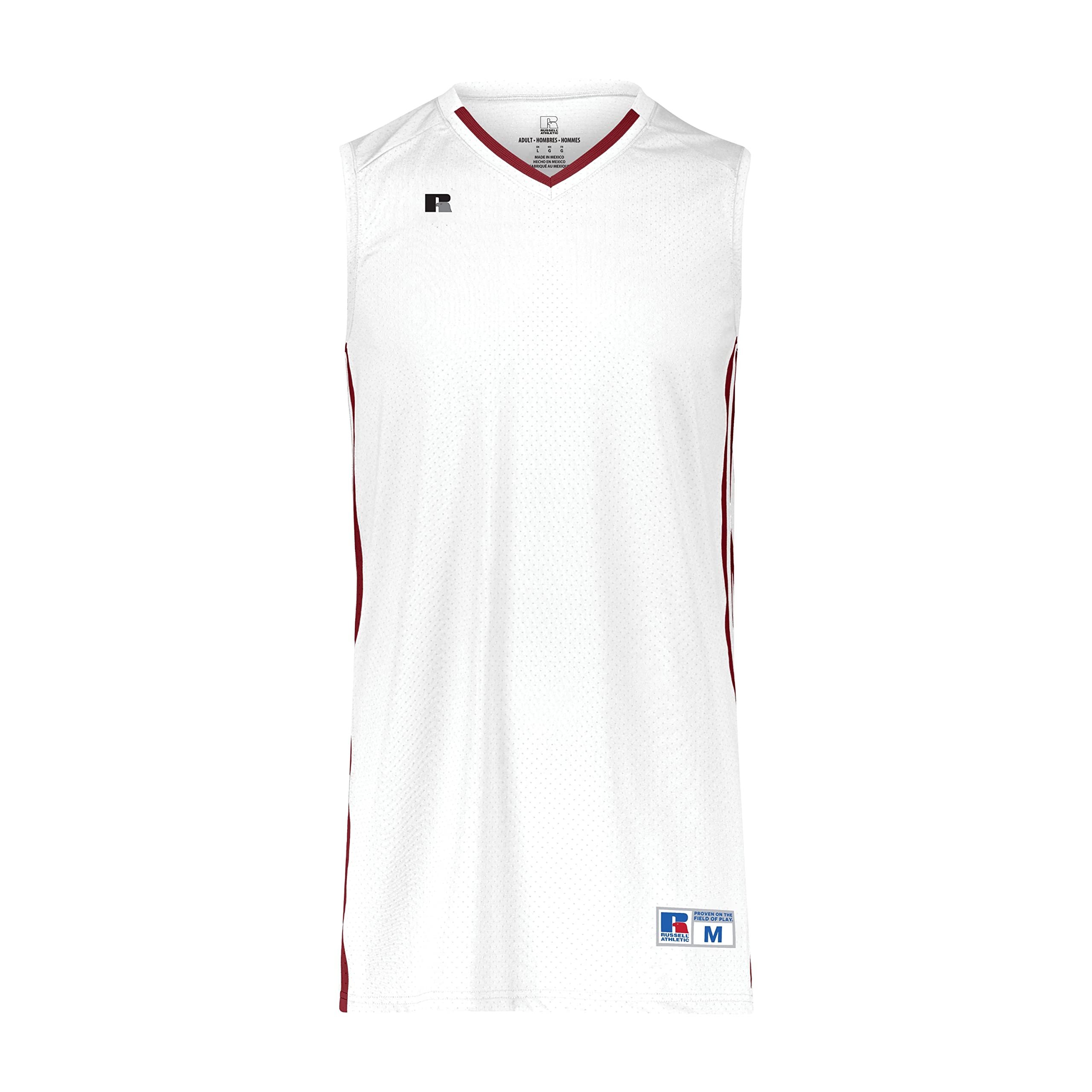 Russell Athletic Men's Legacy Basketball Jersey - Breathable Mesh Performance Jersey for Basketball, Sports & Casual Wear - Perfect for Games, Practice, and Fan Apparel