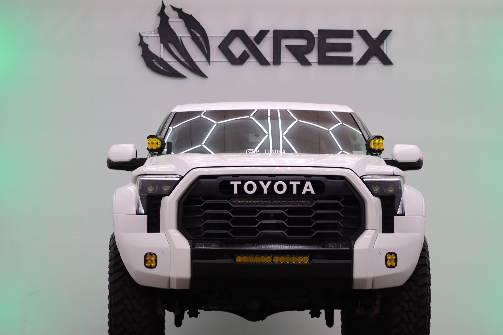 22 25 Toyota Tundra Sequoia LUXX Series LED Projector Headlights - Black Housing High Performance Headlamps for Night Driving & Off-Road Adventures