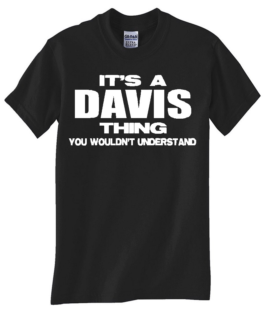 STUFF WITH ATTITUDE Davis Graphic Black T-Shirt for Men | Cool Casual Streetwear Tee for Everyday Wear, Parties & Outings