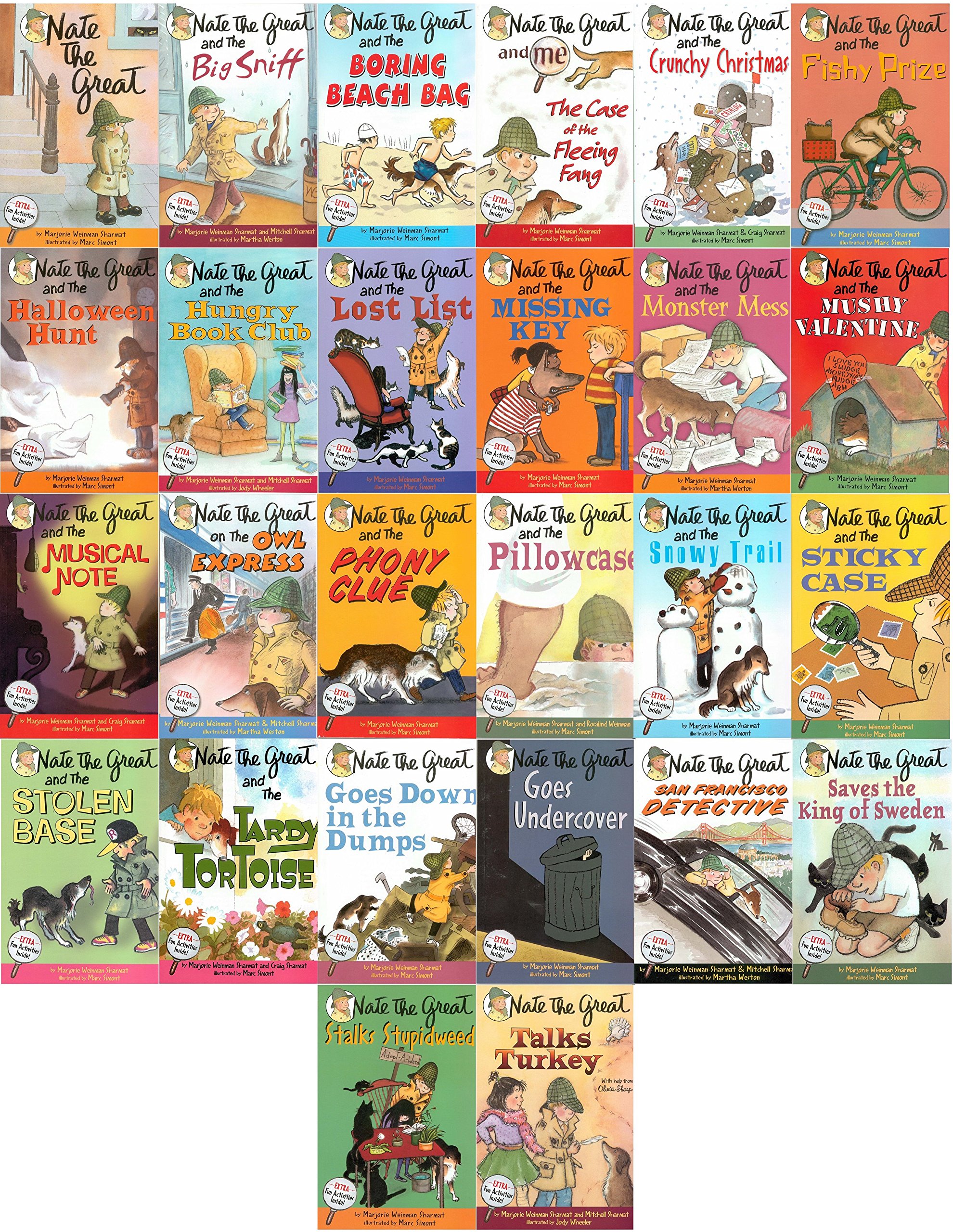 Nate the Great Complete 26 Book Paperback Collection Set - Mystery Detective Stories for Kids Ages 6-9 | Perfect for Bedtime Reading, Classroom Libraries & Young Reader Gifts