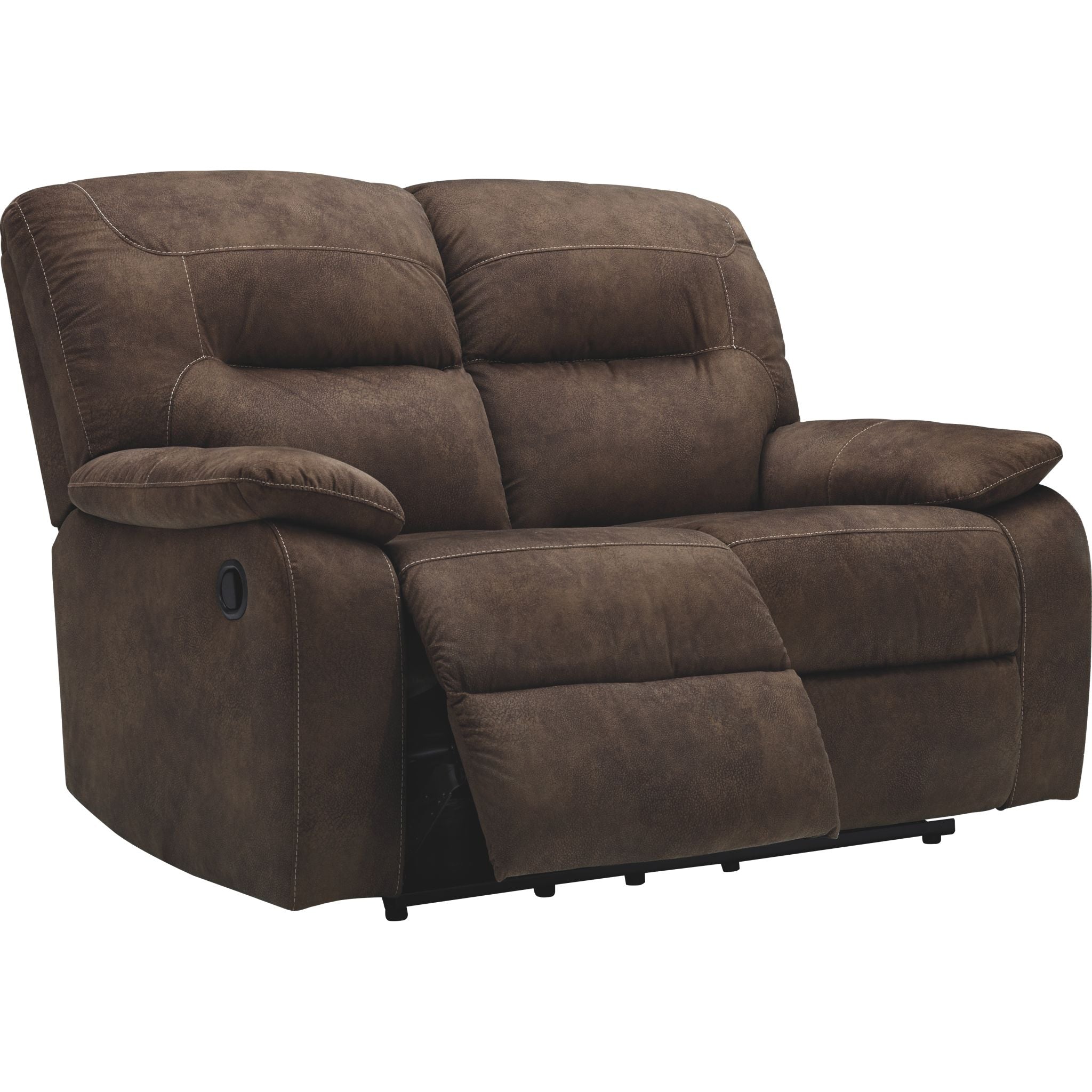 Bolzano Reclining Loveseat - Modern 2-Seater Sofa with Cup Holders & USB Ports - Perfect for Living Room, Home Theater & Small Spaces