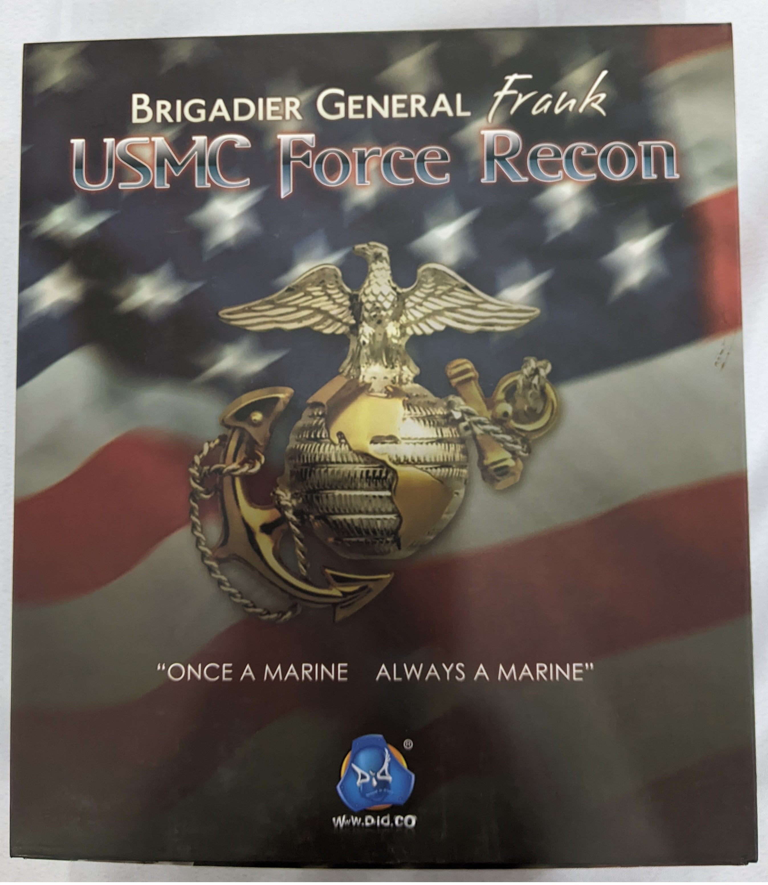1/6 DID Corp Brigadier General Frank USMC Force Recon A80092 Sixth Scale Military Action Figure - Collectible Open Box - Perfect for Display & Military Model Enthusiasts