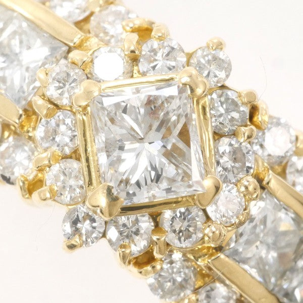 18K Yellow Gold Diamond Ring for Women - Elegant Solitaire Engagement & Wedding Band - Perfect for Proposals, Anniversaries & Special Occasions