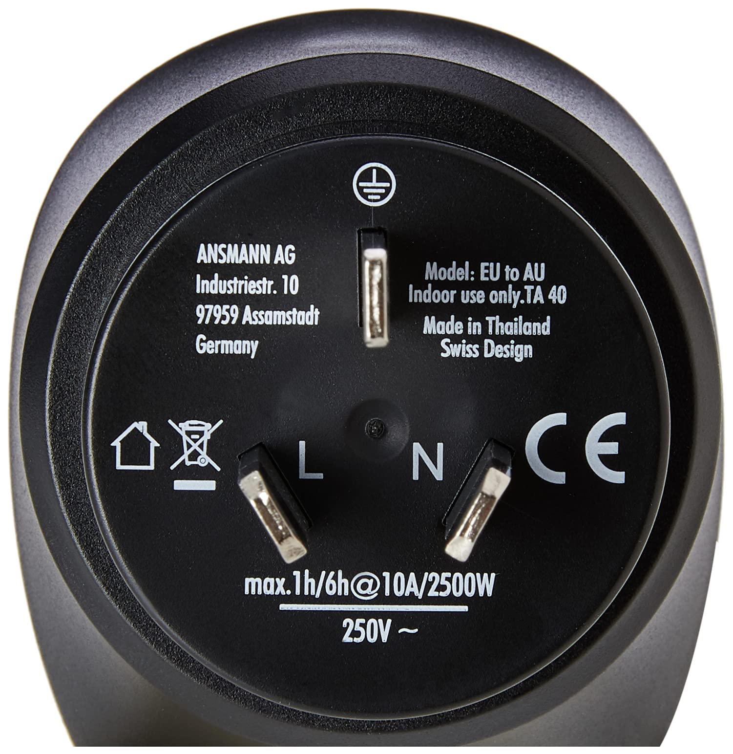 Universal Travel Adapter - EU to AU Plug Converter with Dual USB Ports for Europe & Australia - Perfect for Laptops, Phones & Tablets While Traveling