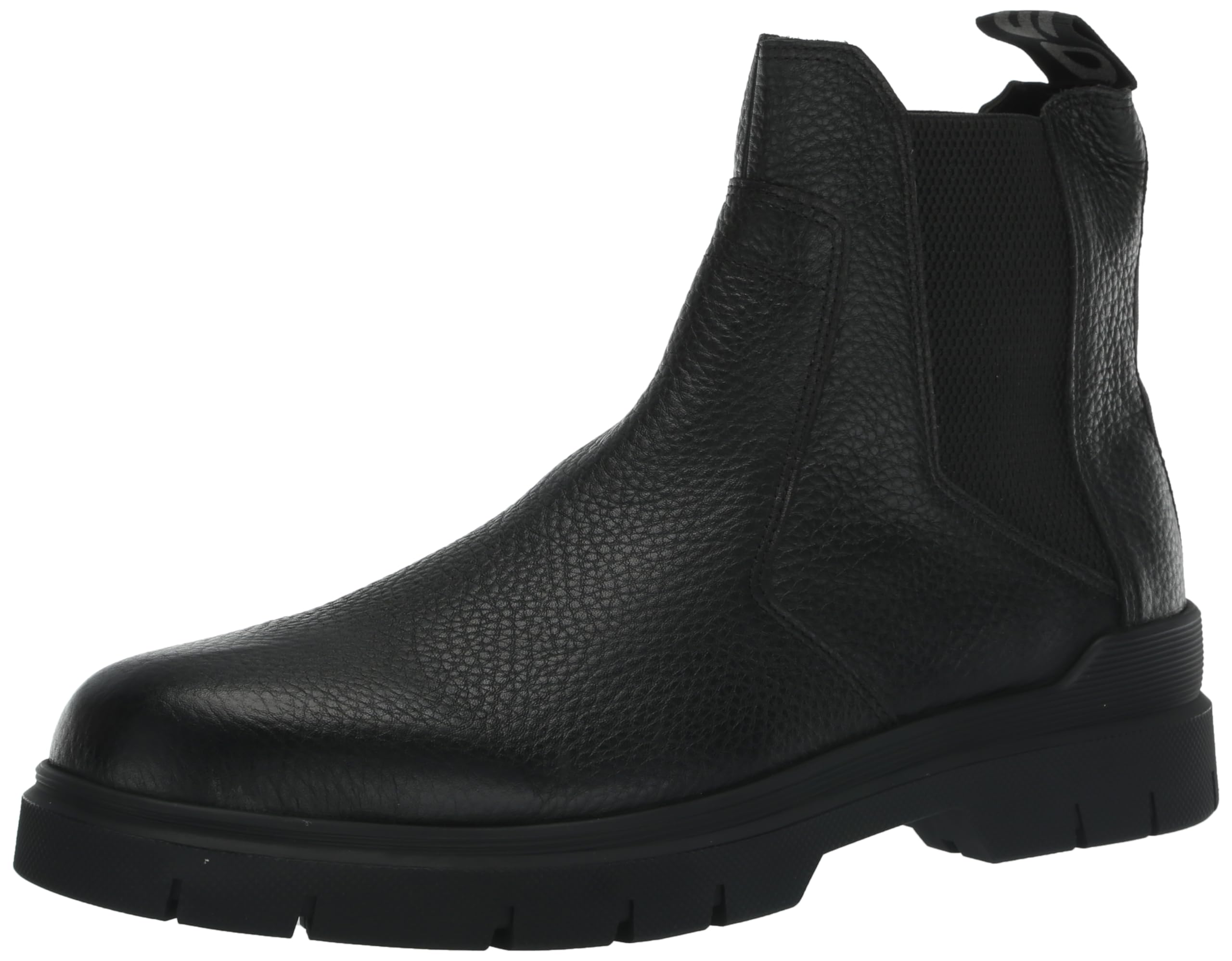 HUGO Chelsea Boots for Men - Stormy Black Leather Ankle Boots | Waterproof & Comfortable | Perfect for Casual Wear, Office & Outdoor Activities