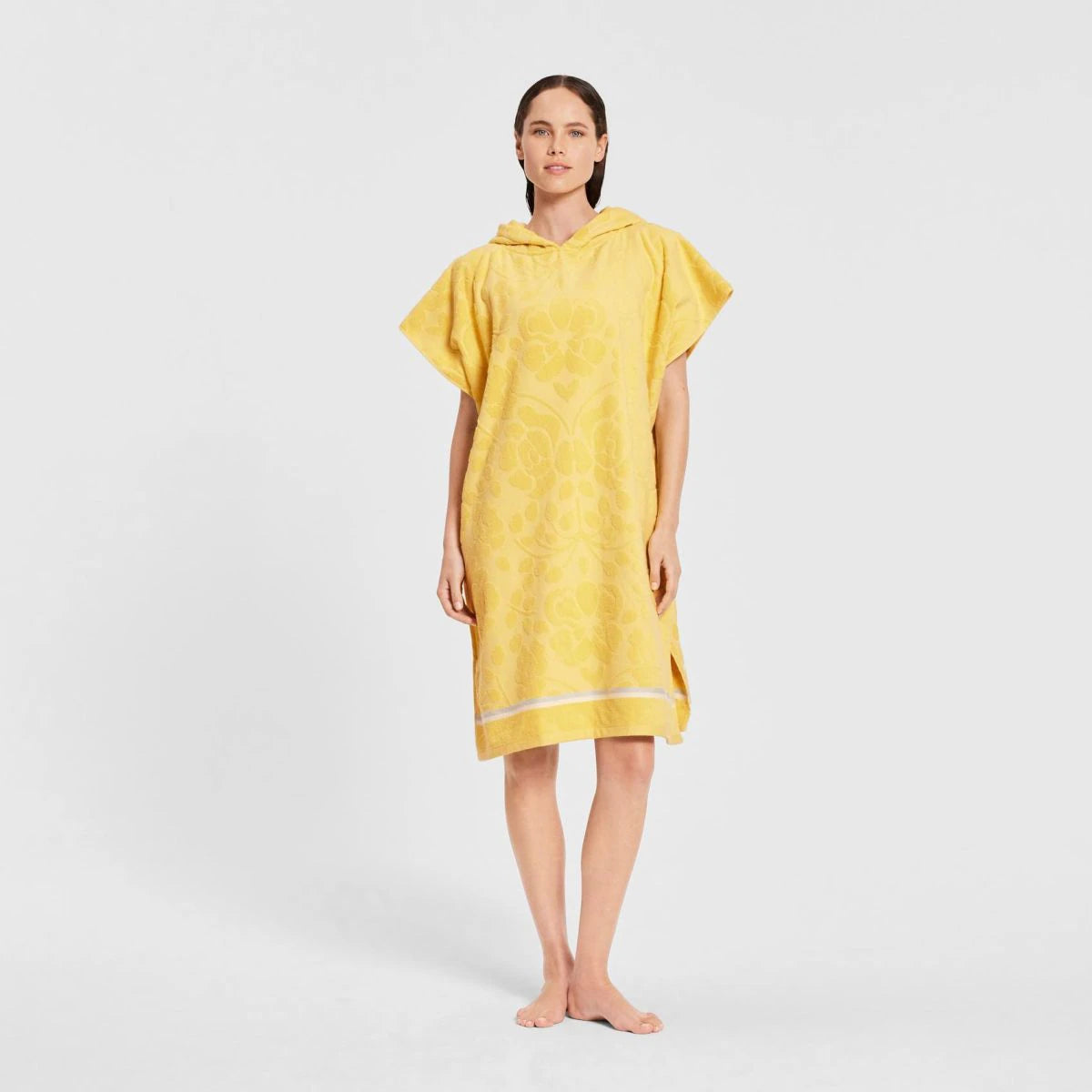 Sheridan Allena Beach Poncho - Lightweight Quick-Dry Canary Yellow Cover-Up for Women - Perfect for Beach, Pool, Vacation & Summer Outings