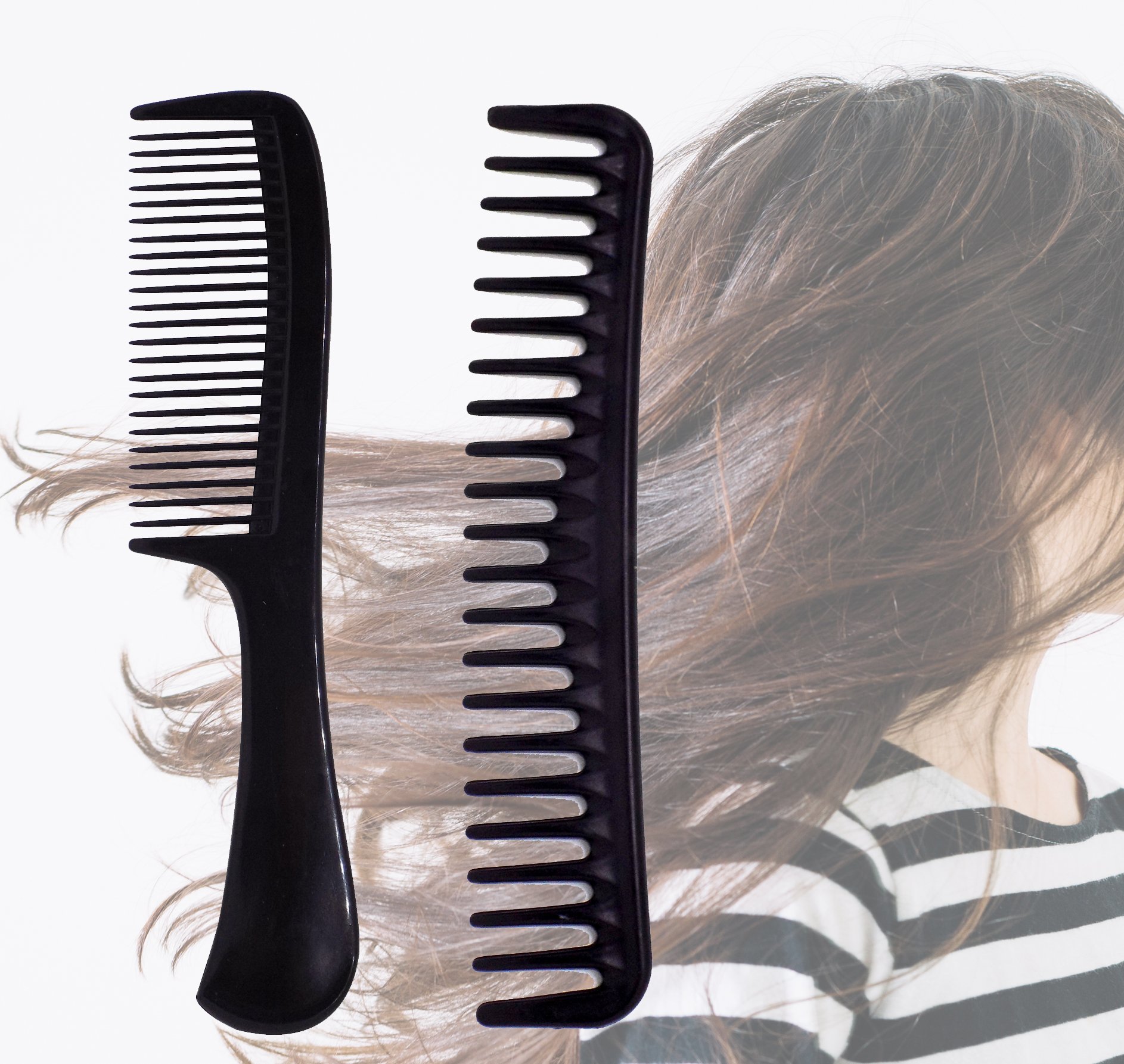 Professional Hair Cutting Combs for Men & Women - Black Salon Accessories (30g, Pack of 1) | Perfect for Home Haircuts, Styling & Barber Shops
