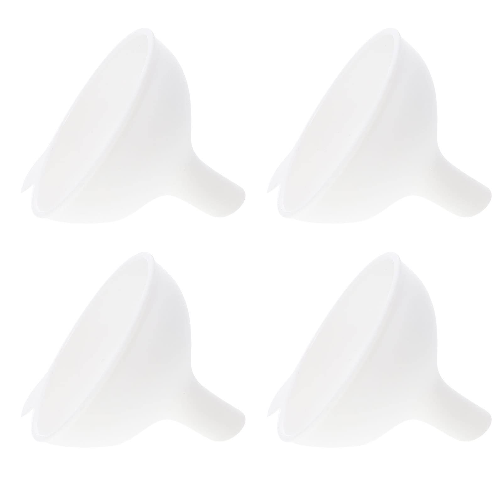 4-Piece Plastic Kitchen Funnel Set for Mason Jars & Bottles - White | Hemoton | Perfect for Canning, Cooking & DIY Projects