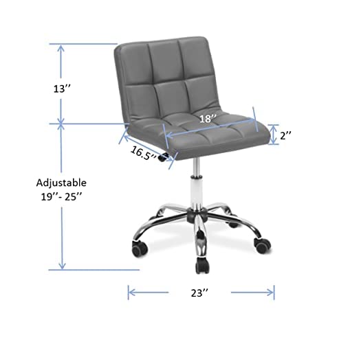 Madison & Park Set of 2 Easy Glide Office Chairs - Red Ergonomic Desk Chairs for Home Office, Study, or Workspace - Smooth Rolling Task Chairs with Adjustable Height - Perfect for Computer Work, Gaming, and Conference Rooms