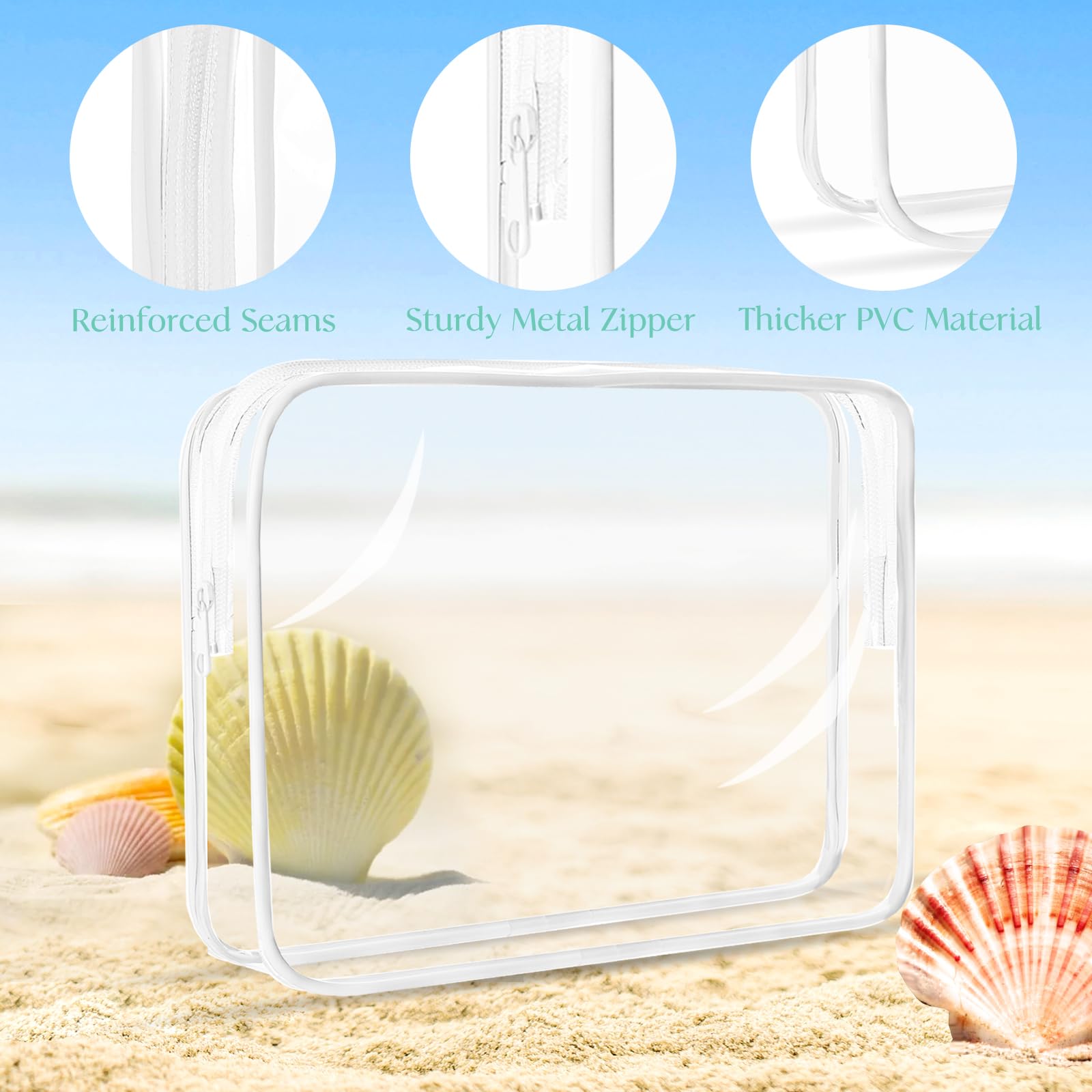 5 Pack TSA Approved Travel Bottles for Toiletries - 3.4oz Leak Proof Refillable Containers for Shampoo, Conditioner & Cosmetics - Includes Toiletry Bag & Labels - Perfect for Air Travel, Gym & Vacation Essentials