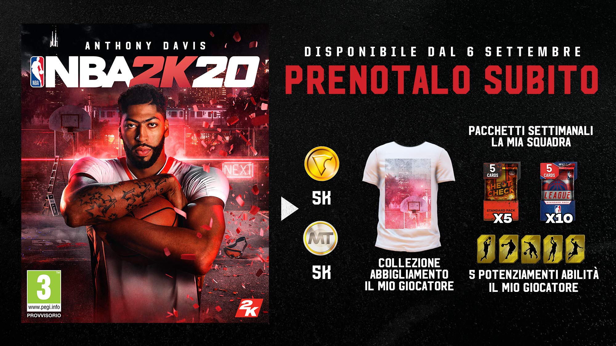 NBA 2K20 Standard Edition for Nintendo Switch - Basketball Video Game for Sports Fans & Gamers - Play at Home or On-the-Go