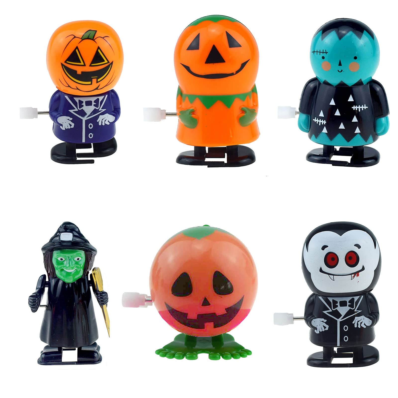 Halloween Clockwork Wind-Up Pumpkin Toy - Spooky Room Decor, Office & Home Halloween Decoration, Fun Gift for Kids & Adults | Perfect for Halloween Parties, Classroom Activities & Seasonal Home Decor