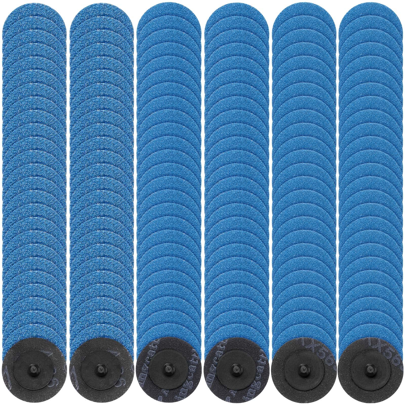 150 Pcs 2 Inch Sanding Discs for Die Grinder - 36/60/80 Grit Abrasive Grinding Wheels for Surface Finishing, Polishing, Rust & Paint Removal - Perfect for Metal, Wood & DIY Projects
