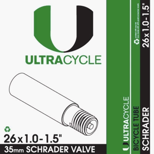 26 X 1.0-1.50 Schrader Valve Bike Tube - Replacement Inner Tube for Bicycles, Mountain Bikes & Road Bikes - Perfect for Commuting, Cycling & Outdoor Adventures